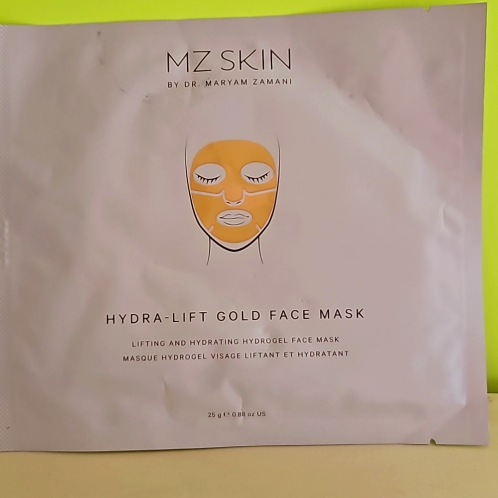 NWT MZ Skin Hydra-Lift Golden Facial treatment mask